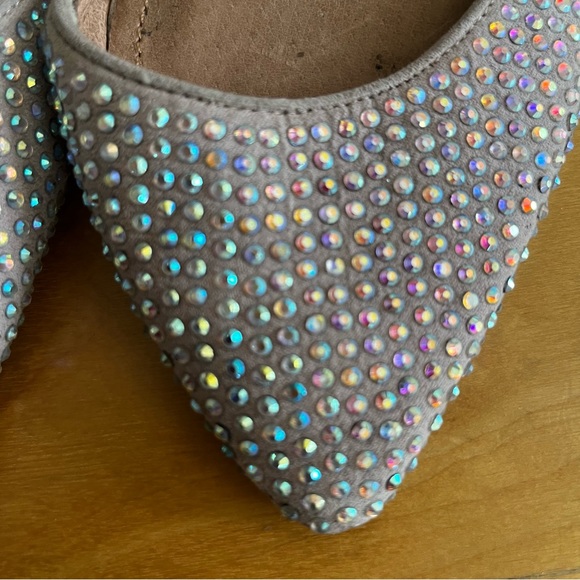 Steve Madden Elizza Pointed Toe Sparkle Flats - Size 7.5 - Picture 2 of 5